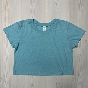 Teal Crop Top